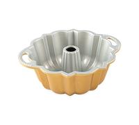Nordic Ware Anniversary 51277 Moule à gâteau 6 tasses en fonte d'aluminium avec motif géométrique