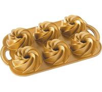 Nordic Ware Backform Heritage Bundtlette Pan Gold NW-88077