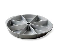 Nordic Ware Moule à Gâteau Scones, moule en fonte d'aluminium pour scones, biscuits autres, moule gâteau de haute qualité fabriqué aux États-Unis, couleur : graphite