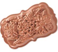 Nordic Ware Moule à gâteaux Fleurs sauvages Moule à gâteaux Cuivre 24 x 15 cm / 1,4 litre