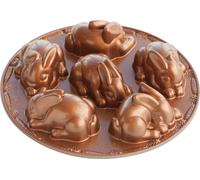Nordic Ware Moule à pâtisserie en cuivre Baby Bunny - 6 pièces