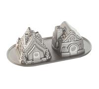 Nordic Ware Moule à pâtisserie Maison en pain d'épices Duet Argent - 2 pièces