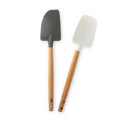 Nordic Ware Nordic Ware maryse en bois de hêtre lot de 2 Noir. blanc