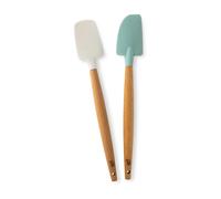 Nordic Ware Nordic Ware mini maryse en bois de hêtre lot de 2 Blanc. bleu