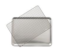 Nordic Ware Nordic Ware Naturals plaque de cuisson avec grille 32.7x45.4 cm