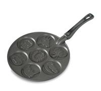 Nordic Ware NW 01980 Poêle à crêpes Zoo en aluminium Noir Diamètre 26,7 cm