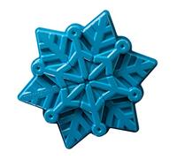 Nordic Ware NW 88242 Moule à Gâteau Moule à Gâteau Flocon de Neige Frozen, Bleu Hiver, Aluminium, Antiadhésif