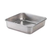 Nordic Ware – Plat à four Naturals carré 23 x 23 cm – Aluminium durable – Argent