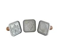 Nordic Ware Springerle Lot de 3 tampons à biscuits avec poignées en bois