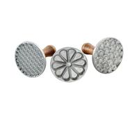 Nordic Ware - Tampons à Cookie et Biscuits Heirloom - Motifs Uniques pour Les Biscuits - Délices Uniques - Emporte pièce en Fonte d'aluminium - INOX