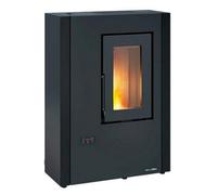EXTRAFALME 1294902 LuiSELLA 5.0 Poêle À Granulés Slim Noir 7KW WiFi