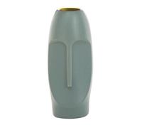 Nordique Minimaliste PE Vase Abstrait Visage Humain CréAtif Salle D'Affichage DéCoratif Figue TêTe Forme Vase-Vert