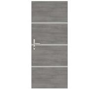 NORDLINGER PRO Kit de rénovation pour porte intérieure gris agate 890512 4 feuilles de placage 85 x 50 cm & 3 profils 85 x 2 cm