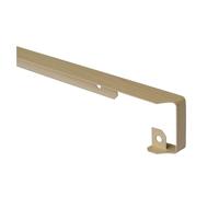 NORDLINGER PRO Profil Jonction Angle Plan de Travail Aluminium, 67 cm x 3.8 cm, Décor Bois Clair, Bord Droit