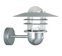 Nordlux AGGER Applique murale d'extérieur à capteur E27, IP54, galvanisée efficacité énergétique D