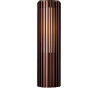 NORDLUX Aludra Seaside colonne d'extérieur IP44, Variante : Ø 124 x 454 mm, E27, 15 W, métal brun