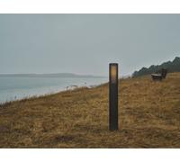NORDLUX Aludra Seaside colonne d'extérieur IP44, Variante : Ø 124 x 954 mm, E27, 15 W, noir