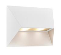 Nordlux Applique murale extérieur architecturale, Pontio 27 en aluminium blanc, IP54