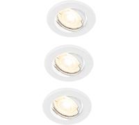 Nordlux Canis spot encastré 3x3.1 W blanc 49300101