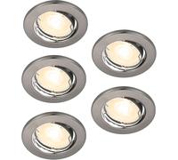 Nordlux Canis spot encastré 5x4.7 W nickel 49750155
