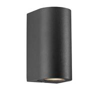 Nordlux Canto Maxi Applique murale d'extérieur 2 x GU10 IP44 Noir efficacité énergétique D