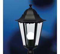 CARDIFF potelet Aluminium-Verre Noir E27 - Nordlux 74398003