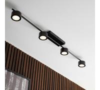 nordlux Clyde Plafonnier rond à 4 sources lumineuses, LED, 2213530103,
