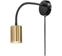 Nordlux Explore applique murale 1x35 W noir-laiton 2113261035
