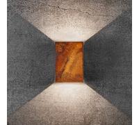 Nordlux Applique murale extérieure Fold 2019041038 – LED Corten IP54 2x3.75 W