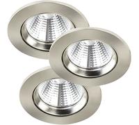 FREMONT 3-KIT spot encastré Métal et plastique Acier Brossé LED integrée 2700K - Nordlux 47580132