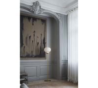 Nordlux Lampadaire Raito Blanc/Laiton 150cm Lampadaire Max. 25W E27 Interrupteur