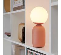 Nordlux Lampe à poser Notti, terracotta, Salon / Salle à manger, Métal, Scandinave, Lampe à poser