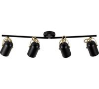 Nordlux Lotus 4-Spot /Messing 50130103 Plafonnier noir