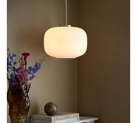 Nordlux Milford lampe suspendue 1x60 W blanc-laiton-opale 2213213001