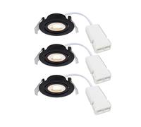 Nordlux Spot encastré Monolo - plastique, LED module inclus - noir 2510310103
