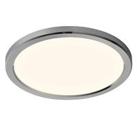 Nordlux Plafonnier OJA 29 SDB – LED intégrée 14,5 W 3000/4000K IP54 Plastique blanc-chrome