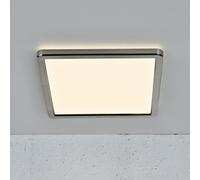OJA CARRE 29 plafonnier Plastique Blanc-nickel satiné LED integrée 3000/4000K - Nordlux 2015056155