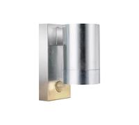 Nordlux Tin Maxi Sensor Applique murale d'extérieur en acier galvanisé avec détecteur de mouvement, culot GU10, IP54, résistant aux intempéries, design moderne, pour mur de maison, entrée et garage