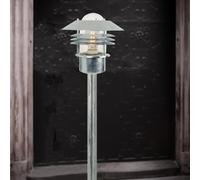 VEJERS potelet Acier Galvanisé et Verre E27 - Nordlux 25118031