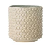 Nordring Pot de Fleur Dotty - Pots de Fleurs décoratifs Couleur pour intérieur Style rétro créatif L (15,5 cm ø), Vert Clair, Céramique
