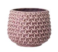 Nordring Pot de Fleur Pino - Pots de Fleurs décoratifs Couleur pour intérieur Style rétro créatif L (16,5 cm ø), Mauve, Céramique