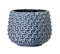Nordring Pot de Fleur Pino - Pots de Fleurs décoratifs Couleur pour intérieur Style rétro créatif L (16,5 cm ø), Couleur pétrole, Céramique