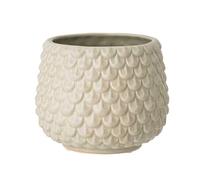 Nordring Pot de Fleur Pino - Pots de Fleurs décoratifs Couleur pour intérieur Style rétro créatif M (13,5 cm ø), Vert Clair, Céramique