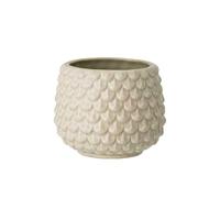 Nordring Pot de Fleur Pino - Pots de Fleurs décoratifs Couleur pour intérieur Style rétro créatif S (9,5 cm ø), Vert Clair, Céramique