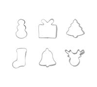 Nordwik Emporte-pièce à pain d'épices BAKE Noël. mini. 6 pièces