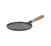 Nordwik Poêle à crêpes en fonte avec poignée en bois Nordwik 23 cm