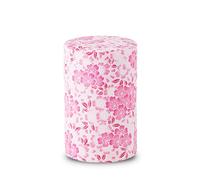 NOREN Boîte à thé japonaise en étain 100g (Oboro Sakura/rose)