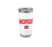 Norge Norvégien Cadeau Norge Norvège Norge Norge Gobelet isotherme en acier inoxydable double paroi