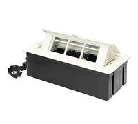 Norgen Noen Bloc multiprise encastrable escamotable NOEN pour Prises modulaires Blanc