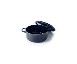 NORI Cocotte en fonte Emaillée BEKA Ronde Noir D30 cm